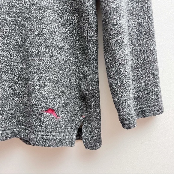 Tommy Bahama Men’s Marlin Grey Fleece Pullover Crewneck Sweater Size Medium - Picture 3 of 11